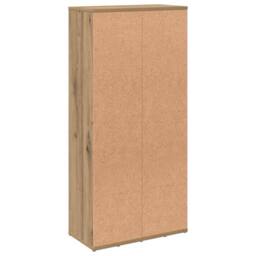 Berkfield Home Classic Book Cabinet Artisan Oak 50x25x104 cm in Brown - Size: 50 x 25 x 104 cm - thumbnail 7