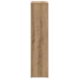 Berkfield Home Classic Book Cabinet Artisan Oak 50x25x104 cm in Brown - Size: 50 x 25 x 104 cm - thumbnail 6