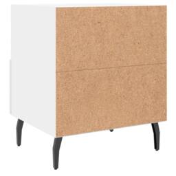 Berkfield Home Modern Bedside Cabinets 2 pcs White 40x35x47.5 cm Engineered Wood - thumbnail 9