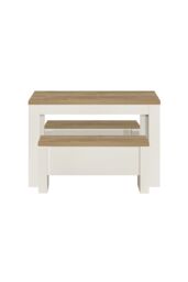 Birlea Dining Table & Bench Set Highgate 2 Kitchen Traditional in Cream - thumbnail 8