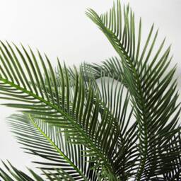 Leaf Large Artificial Palm Tree 80cm Cycas Realistic Plant Design UK Botanik in Green - thumbnail 6