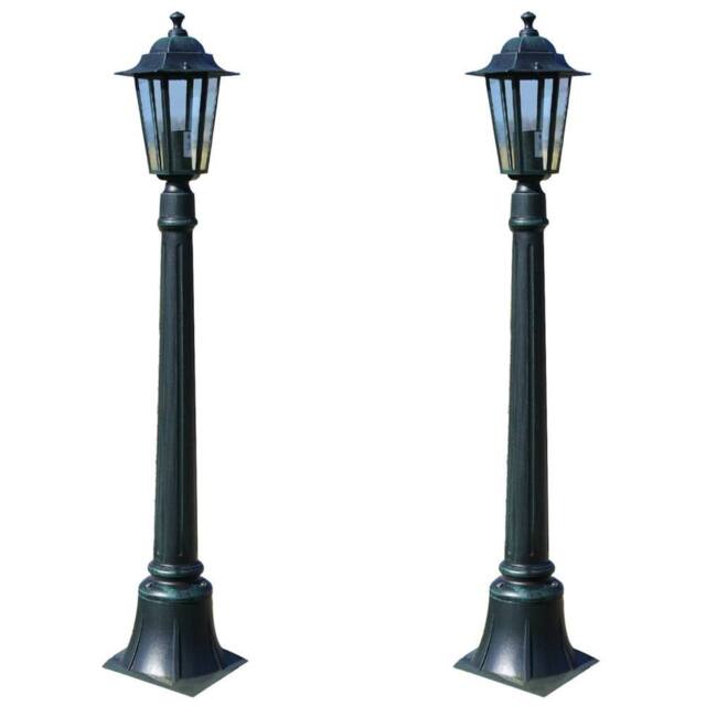 Berkfield Home Preston Garden Lights 2 pcs 105 cm in Green - image 1