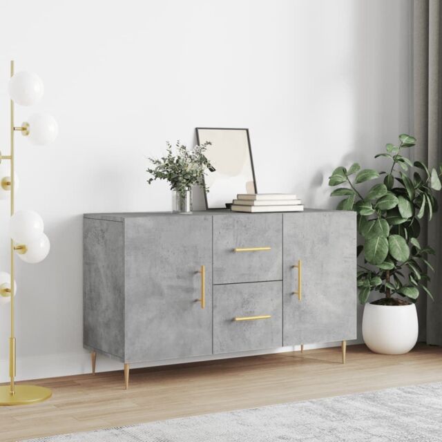 Berkfield Home Sideboard Concrete Grey 100x36x60 cm Engineered Wood - Size: 100 x 36 x 60 cm - image 1
