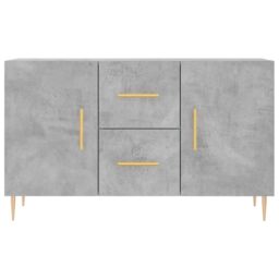 Berkfield Home Sideboard Concrete Grey 100x36x60 cm Engineered Wood - Size: 100 x 36 x 60 cm - thumbnail 6