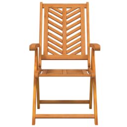 Berkfield Home Reclining Garden Chairs 6 pcs Solid Wood Acacia - thumbnail 5