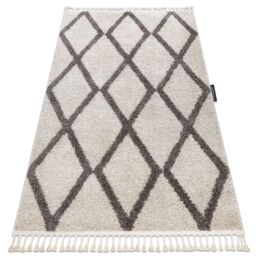 RugsX Berber Rug in Yellow - Size: 140 cm x 190 cm - thumbnail 1