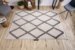 RugsX Berber Rug in Yellow - Size: 140 cm x 190 cm - thumbnail 5
