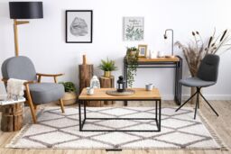 RugsX Berber Rug in Yellow - Size: 140 cm x 190 cm - thumbnail 4