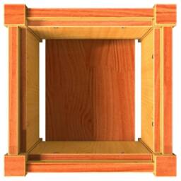 Berkfield Home Garden Planter Wax Brown 31x31x31 cm Solid Wood Pine - Size: 31 x 31 x 31 cm - thumbnail 8