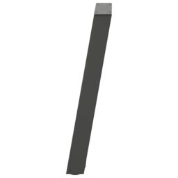 Berkfield Home Console Table Legs U-Shaped 2 pcs Anthracite 28x(72-73) cm Steel in Black - thumbnail 6