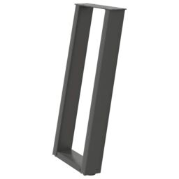 Berkfield Home Console Table Legs U-Shaped 2 pcs Anthracite 28x(72-73) cm Steel in Black - thumbnail 4
