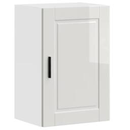 Berkfield Home Kitchen Wall Cabinet¬†Porto High Gloss White Engineered Wood - thumbnail 3