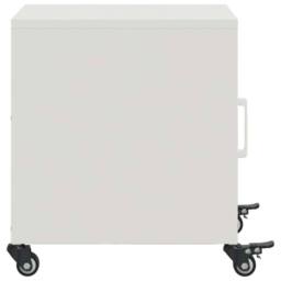 Berkfield Home Stylish Bedside Cabinets 2 pcs White 36x39x43.5 cm Steel - thumbnail 7