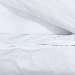 Berkfield Home Elegant Duvet Cover Set White 140x200 cm Cotton - thumbnail 8