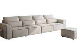 Stratus Interiors Sloane 2-Tone Modular Sofa - Custom Contrast Piping - 4 Seater in Cream - thumbnail 2