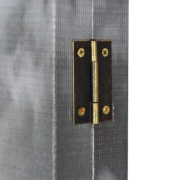 Berkfield Home Folding Room Divider 160x170 cm London Bus Black & White - thumbnail 5
