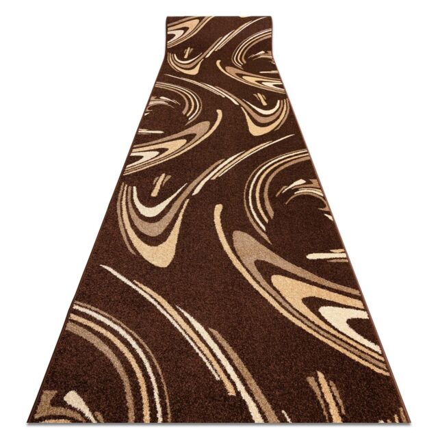 RugsX Heat-Set Fryz Runner in Brown - Size: 70 cm x 150 cm - image 1