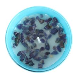 Something Different Pisces Gardenia Aquamarine Scented Candle in Mid Blue - thumbnail 2