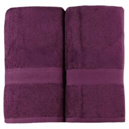 Duncan Stewart Personalised Bath Towel Set For Couples in Aubergine - thumbnail 4