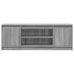 Berkfield Home TV Cabinet with LED Grey Sonoma 139.5x34x50 cm Engineered Wood - thumbnail 6