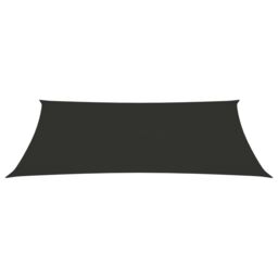 Berkfield Home Sunshade Sail Oxford Fabric Rectangular 2x4.5 m Anthracite in Black - thumbnail 2