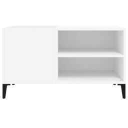 Berkfield Home Record Cabinet White 84.5x38x48 cm Engineered Wood - thumbnail 5