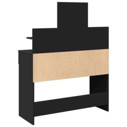 Berkfield Home Beautiful Dressing Table with LED Black 100x40x130 cm - Size: 100 x 40 x 130 cm - thumbnail 7
