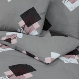Berkfield Home Elegant Duvet Cover Set Grey 260x220 cm Cotton - thumbnail 5