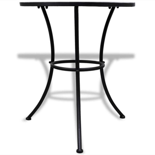 Berkfield Home Decorative 3 Piece Bistro Set Ceramic Tile Blue & White - image 1