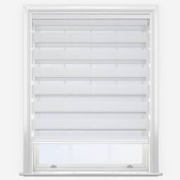 New Edge Blinds Soft White Dimout Day & Night Roller Blind (240cm drop) - Size: 155 cm width x 210 cm drop - thumbnail 1