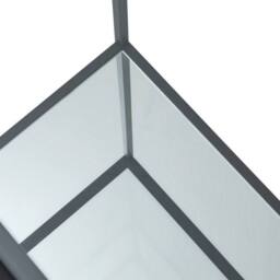 Lemon Pavilion Furniture and Decor Lennox Framed Console - Glass - L36 x W132 x H81 cm - Black - thumbnail 3