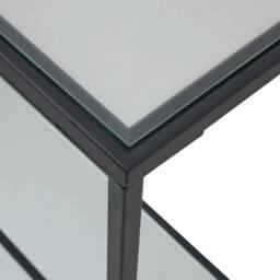 Lemon Pavilion Furniture and Decor Lennox Framed Console - Glass - L36 x W132 x H81 cm - Black - thumbnail 2
