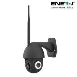 ENER-J Smart WiFi Outdoor Dome Camera 1080P Full HD IP66 Black 2.4GHz in White - thumbnail 2