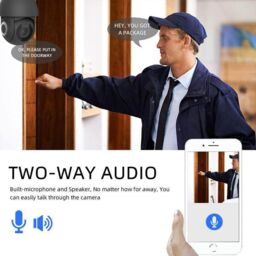 ENER-J Smart WiFi Outdoor Dome Camera 1080P Full HD IP66 Black 2.4GHz in White - thumbnail 5