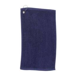 Towel City Luxury Golf Towel in Navy - thumbnail 1