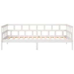 Berkfield Home Day Bed White Solid Wood Pine 90x190 cm - thumbnail 5