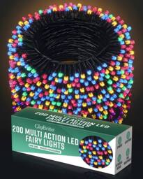 Globrite Multicolour Fairy Lights 20m 200LED String Lights for Indoor & Outdoor Decoration