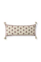 CHRISTY 'Newstead' Mulberry Reversible Filled Cotton Lumbar Cushion in Cream - thumbnail 3