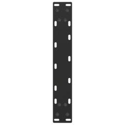 Berkfield Home Coffee Table Legs U-Shaped 2 pcs Black 28x(42-43) cm Steel - thumbnail 7
