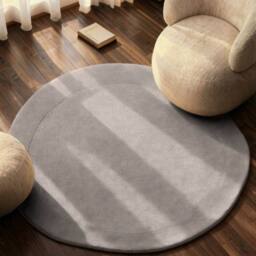 THE RUGS Villeroy & Boch 1812 Wool Rug Round Wool Rug & Runner in Grey - Size: 160 cm diameter - thumbnail 8