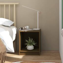 Berkfield Home Bedside Cabinets 2 pcs Honey Brown 35.5x33.5x41.5 cm Solid Pinewood - thumbnail 3