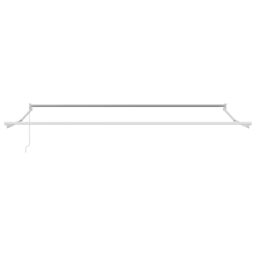 Berkfield Home Manual Retractable Awning Orange & Brown 350x250 cm - thumbnail 7