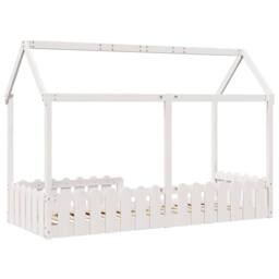 Berkfield Home Kids' House Bed Frame without Mattress White 80x200 cm - thumbnail 6