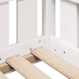 Berkfield Home Kids' House Bed Frame without Mattress White 80x200 cm - thumbnail 7