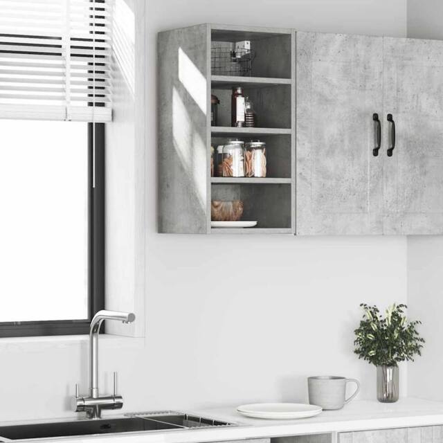Berkfield Home Hanging Cabinet Concrete Grey 30x29.5x60 cm Engineered Wood - image 1