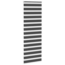 Berkfield Home Zebra Blind Black 80x200 cm Fabric Width 75.9 cm Polyester - thumbnail 3