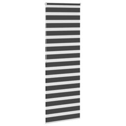 Berkfield Home Zebra Blind Black 80x200 cm Fabric Width 75.9 cm Polyester - thumbnail 4