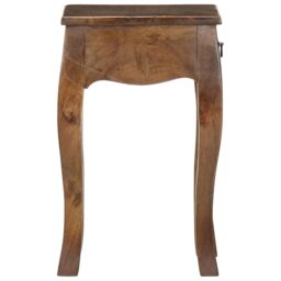 Berkfield Home Bed Cabinet 28x28x46 cm Solid Mango Wood in Brown - Size: 28 x 28 x 46 cm - thumbnail 3