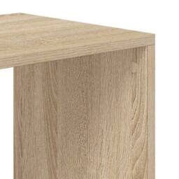 Berkfield Home Book Cabinet Sonoma Oak 66x31x112 cm Engineered Wood in Brown - Size: 66 x 31 x 112 cm - thumbnail 7