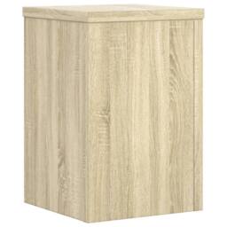Berkfield Home Plant Stands 2 pcs Sonoma Oak 20x20x30 cm Engineered Wood in Light Oak - Size: 20 x 20 x 30 cm - thumbnail 4